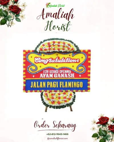 Bunga Papan Congratulation di Branjang